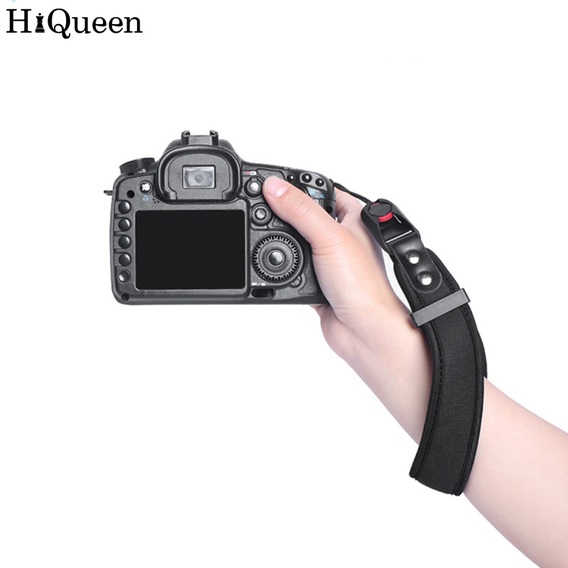 HiQueen Camera Wrist Strap Sliding Dismantling Quick Release Adjustable Hand Grip Belt Camera Accessories