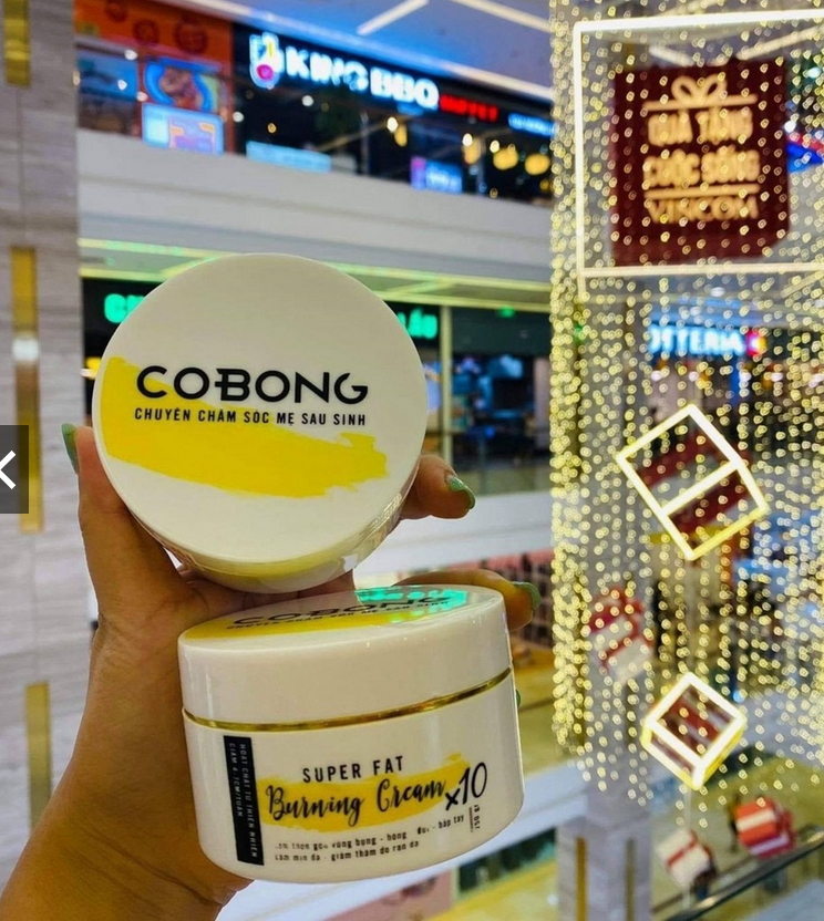 Kem tan mỡ bụng Cô Bông - Tặng kèm thước dây