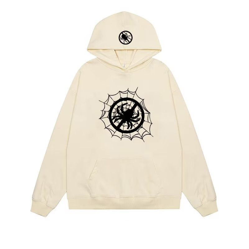 MOLAN American Spider-Man embroidered hoodie Zippered jacket Spider-Man clothes Unisex