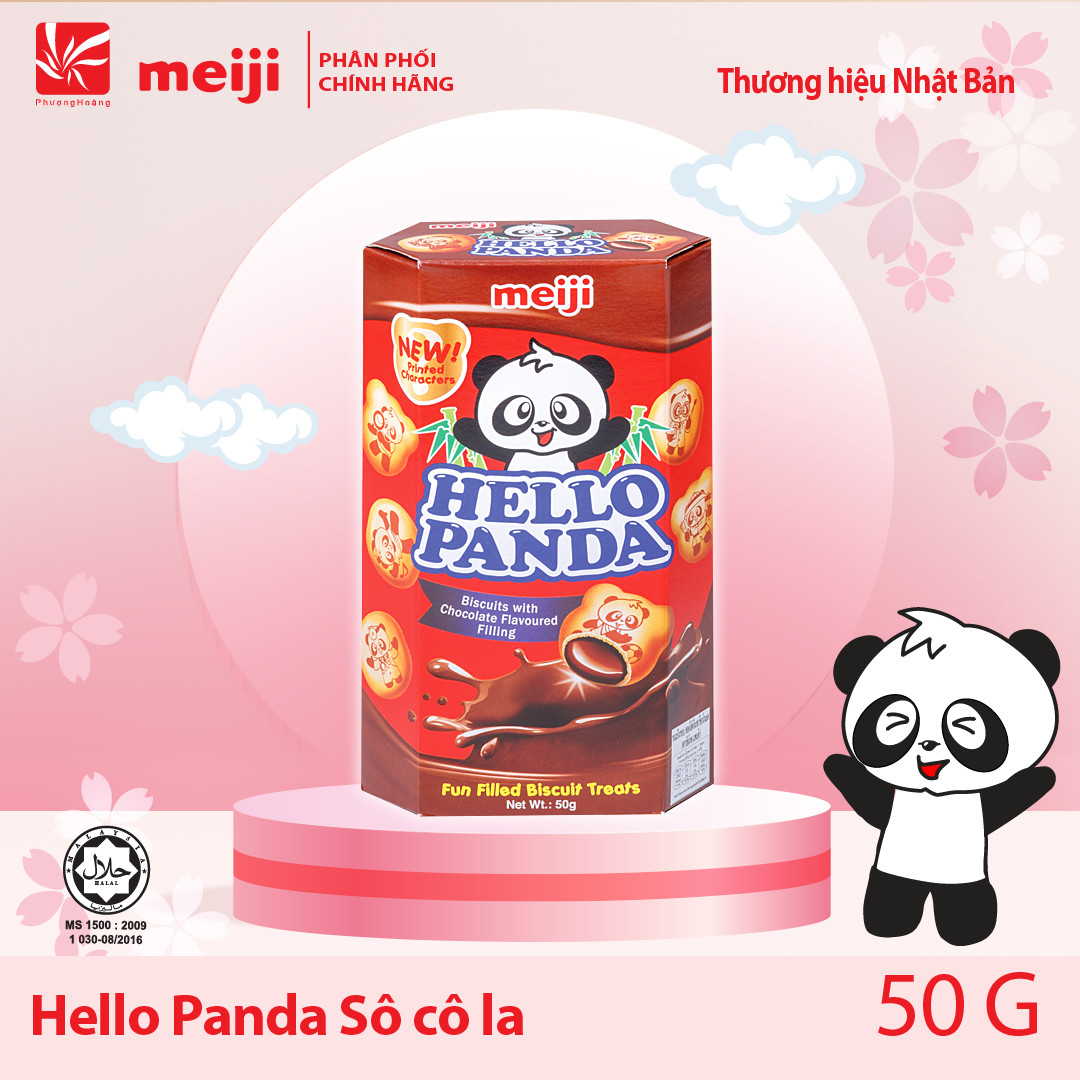 [ BÁNH GẤU MEIJI ] Hello Panda 40g 6 vị