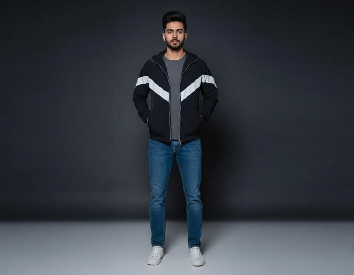 Unisex%20Summer%20Stretchable%20Wrinkle%20Grey%20Matching%20Single%20Layer%20Windcheater%20-%20Image%202