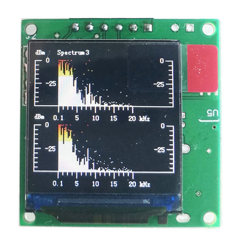 Music Spectrum Display Module 1.3 Inch LCD MP3 Power Amplifier Audio Level Indicator Rhythm Balanced VU METER Module