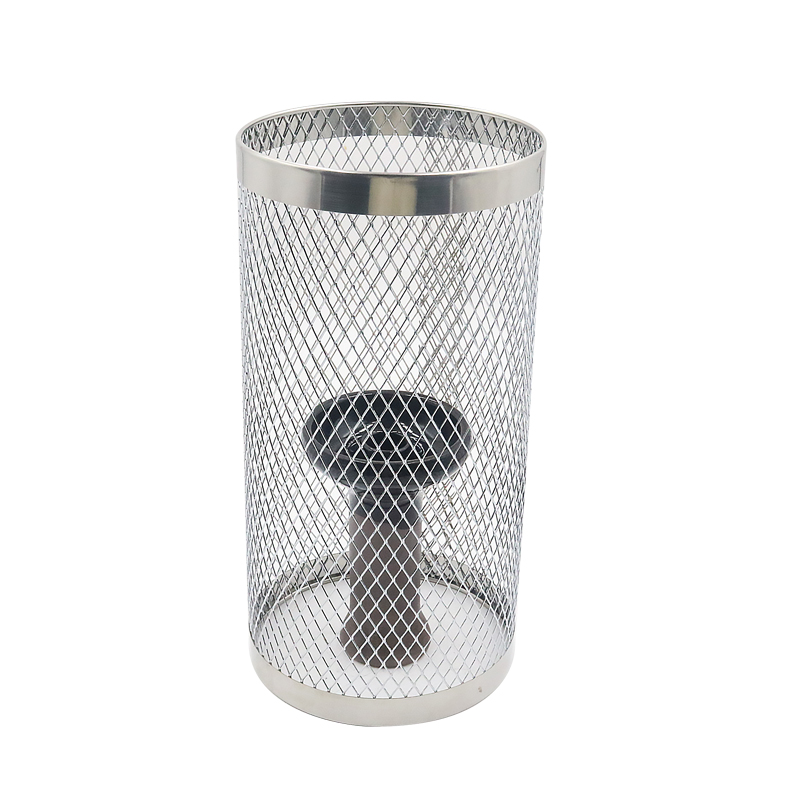 【Worldwide Delivery】 Metal Mesh Wind Cover Silver Chicha Narguile Accessories.