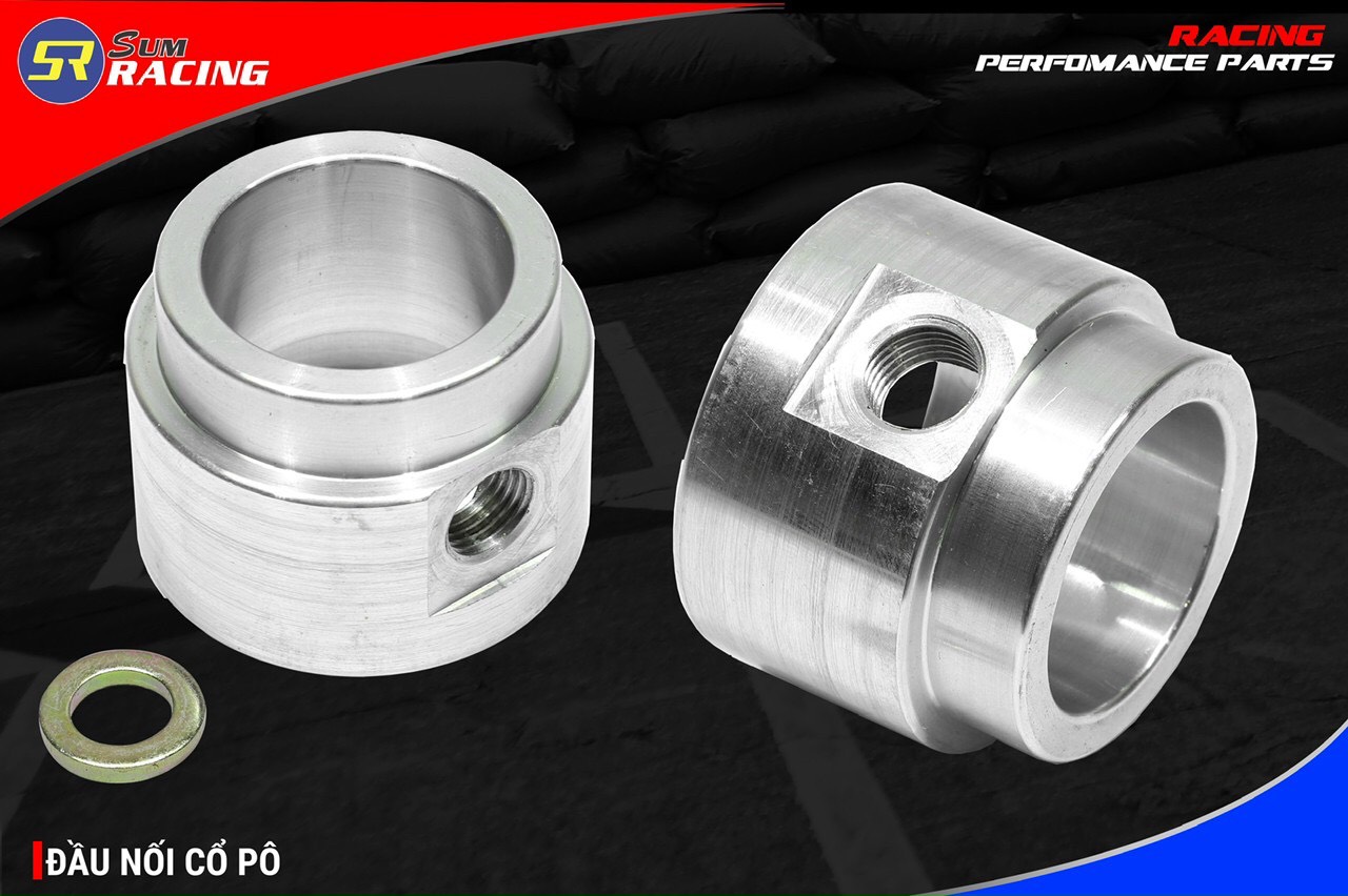 Đầu nối cổ pô Sum Racing lên Fi