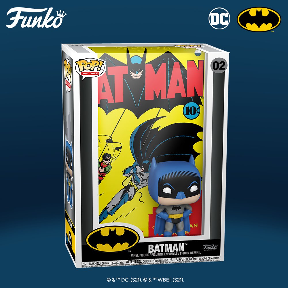 ? Chính Hãng? Mô Hình Funko Pop Comic Cover: Batman Người Dơi - Mô Hình  Có Kèm Hộp Mica Trưng Bày 