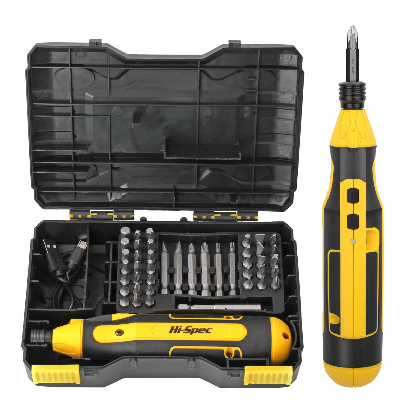 Electric screwdriver USB rechargeable household wireless forward and reverse small electric screwdriver set