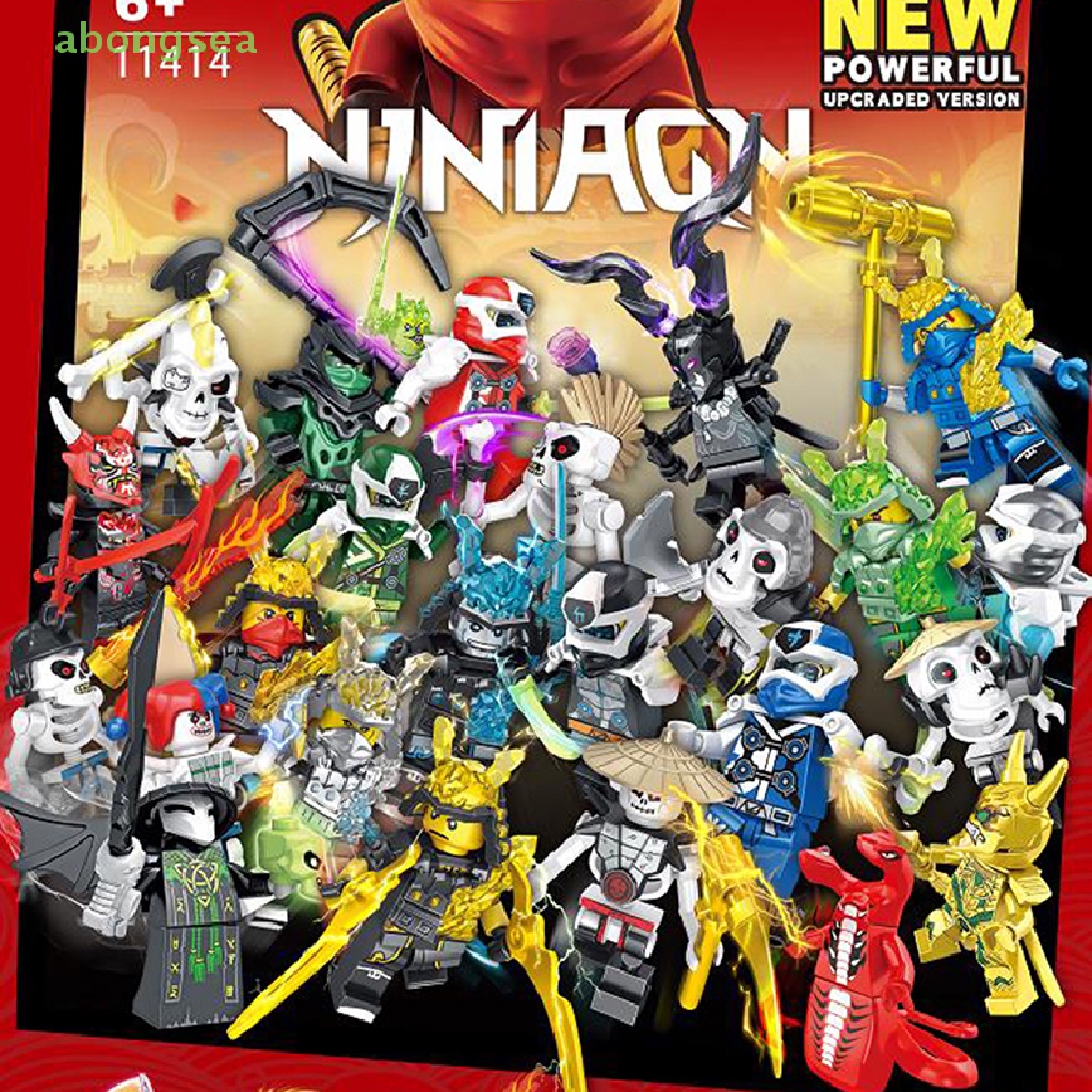 Bộ 24 đồ chơi lắp ráp mô hình nhân vật Ninjago mini