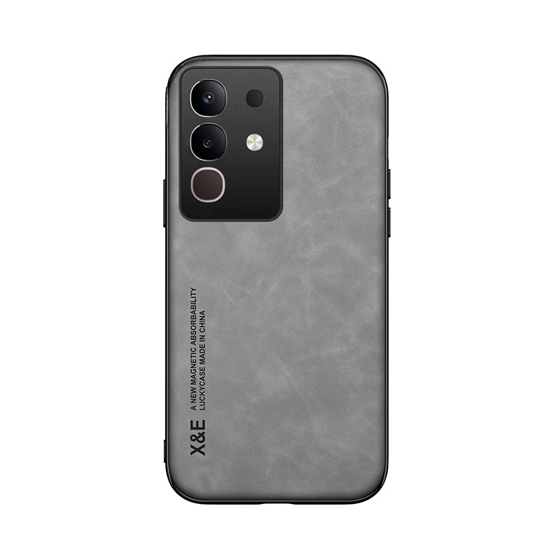 For VIVO T4X Phone case Shockproof Scrub Matte Suction Ring Soft Edge Silicone Frame Hard Clear Back Cover For Vivo T4X 5G Cover casing HP.