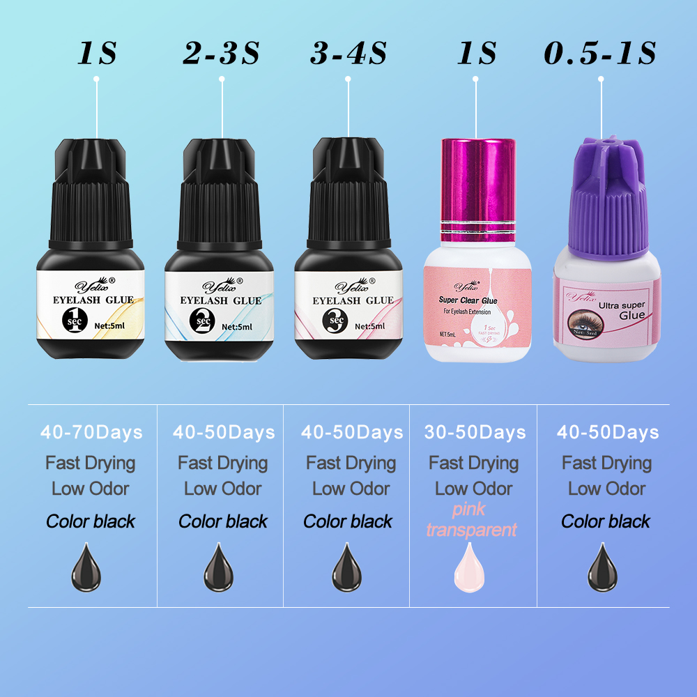 Jiufeng%20Fashion%20%20Yelix%20Eyelash%20Extension%20Glue%200.5-1%20Sec%20Fast%20Dry%20Individual%20Lashes%20Glue%20Sensitive%20Eye%20Black/Clear%20Eyelash%20Glue%20Lash%20Extension%20-%20Image%203