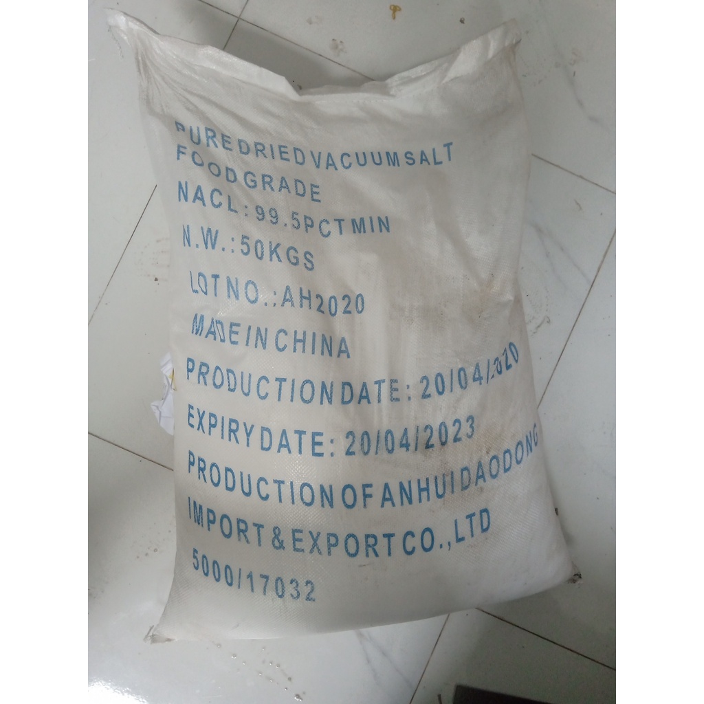 1kg Muối NaCl - natri clorua - sodium chloride. Sodium Chloride 99% . Muối tinh khiết NaCl