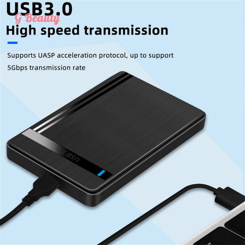 USB3.0 SATA 5Gbps Tool Free Enclosure HDD SSD External Enclosure Adapter For Laptops Desktop Computers Phones