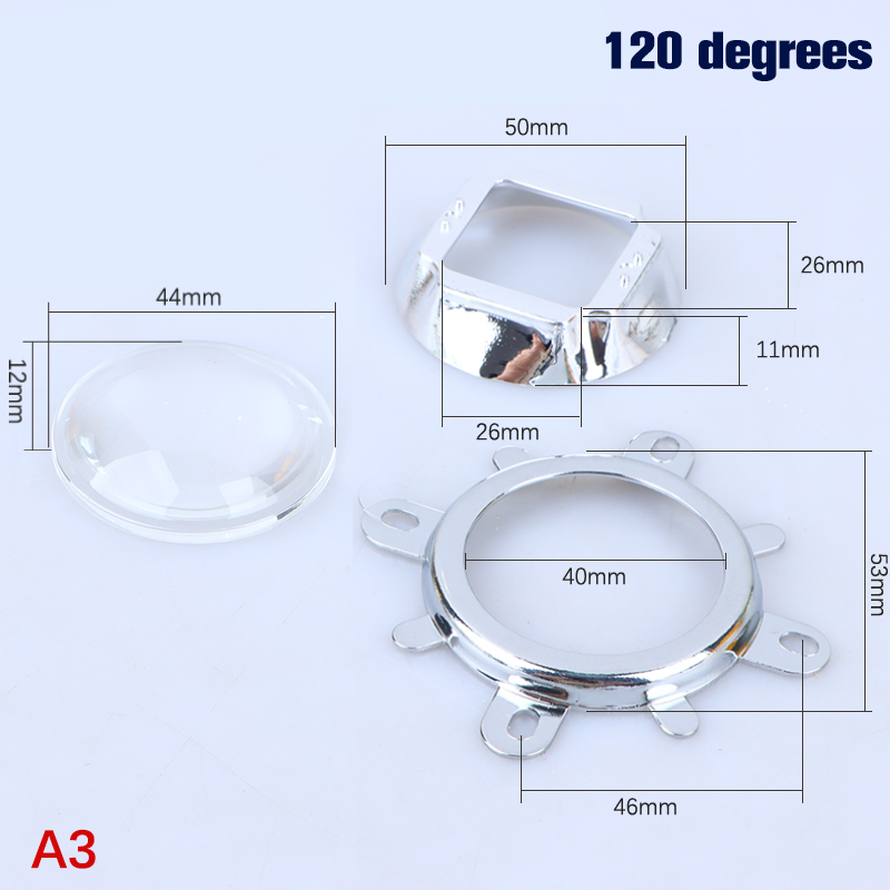 60%2090%20120%20degree%20LED%20Lens%20Optical%20Glass%2044mm%20Reflector%20Collimator%20Fixed%20Bracket%20For%2020W%2030W%2050W%20100W%20COB%20High%20Power%20COB%20Chip%20-%20Image%209