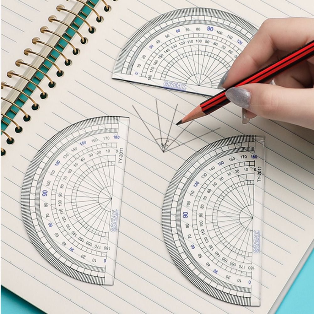 %E3%80%90Quality%E3%80%91%20180/360%20Protractor%20Durable%20Triangle/Half%20Round%20Transparent%20Drawing%20Angle%20Ruler%20Geometry%20Drawing%20Design%20-%20Image%206