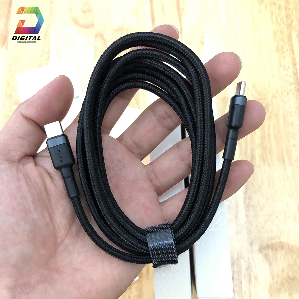 Cáp Sạc Nhanh Type C to Type C PD 2.0 60W Chính Hãng Baseus
