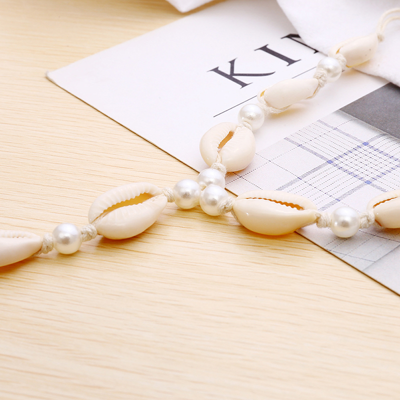 Sea Shell Bracelet Anklet Nupur Payel Bohemian Style States Fashion Braided Anklet Cross-border Accessories.