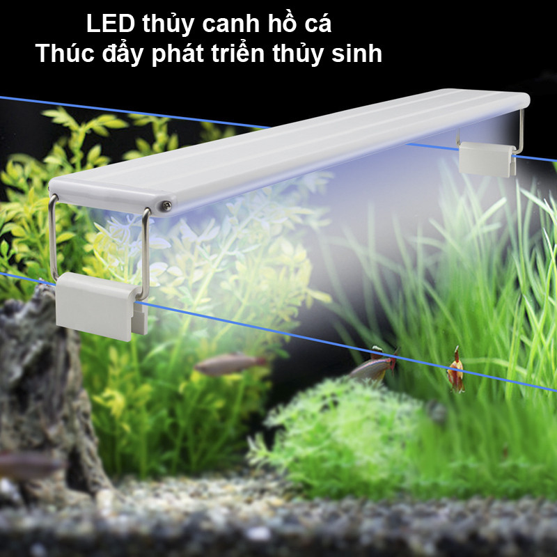 Đèn LED Thủy Sinh Gắn Thành Hồ Cá