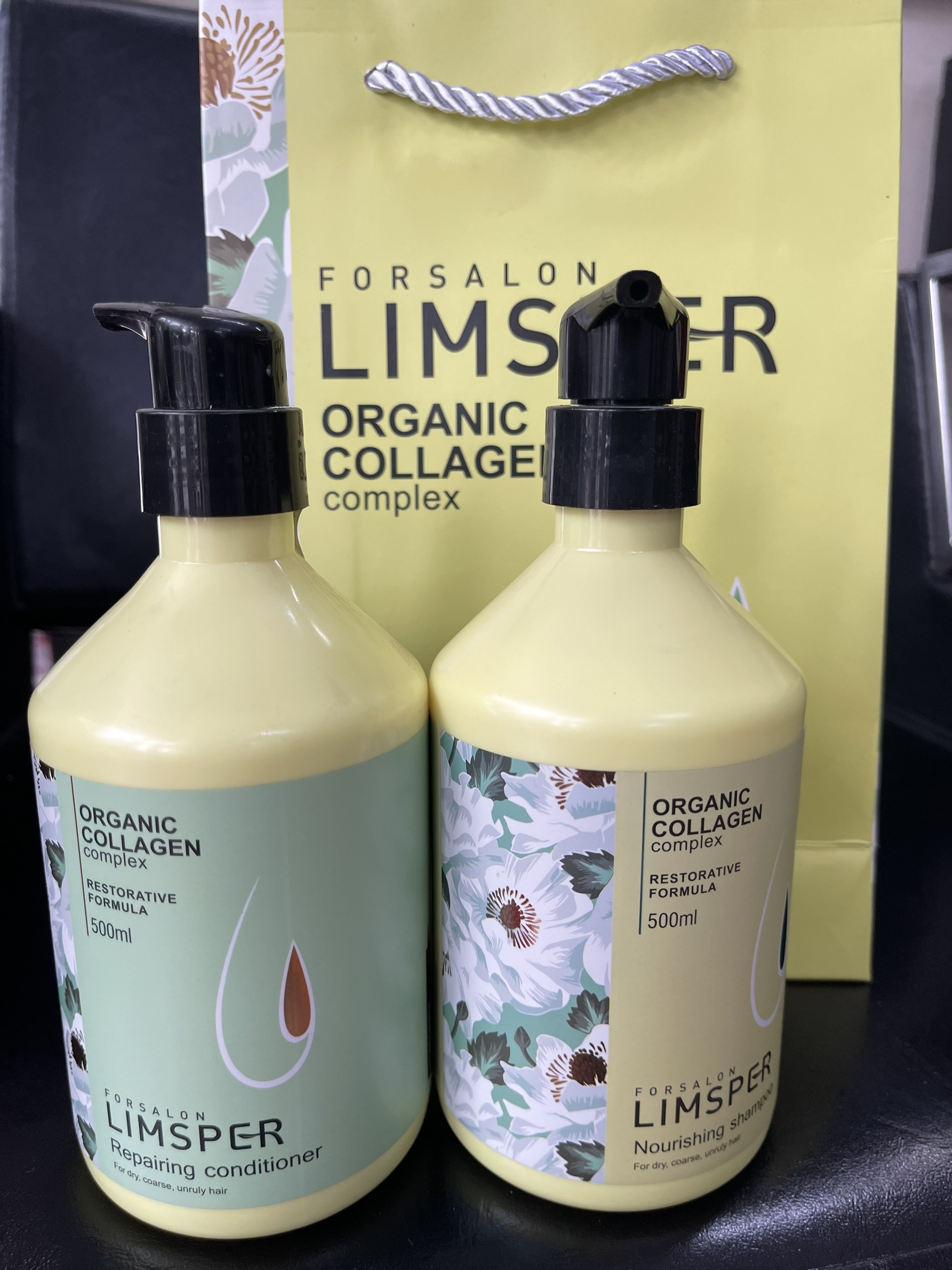 Cặp dầu gội xả siêu mượt LIMSPER