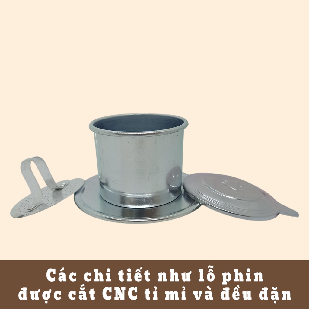 Bộ Phin Nhôm Phin Pha Cà Phê 7cm 7cm  Dùng pha 1 ly