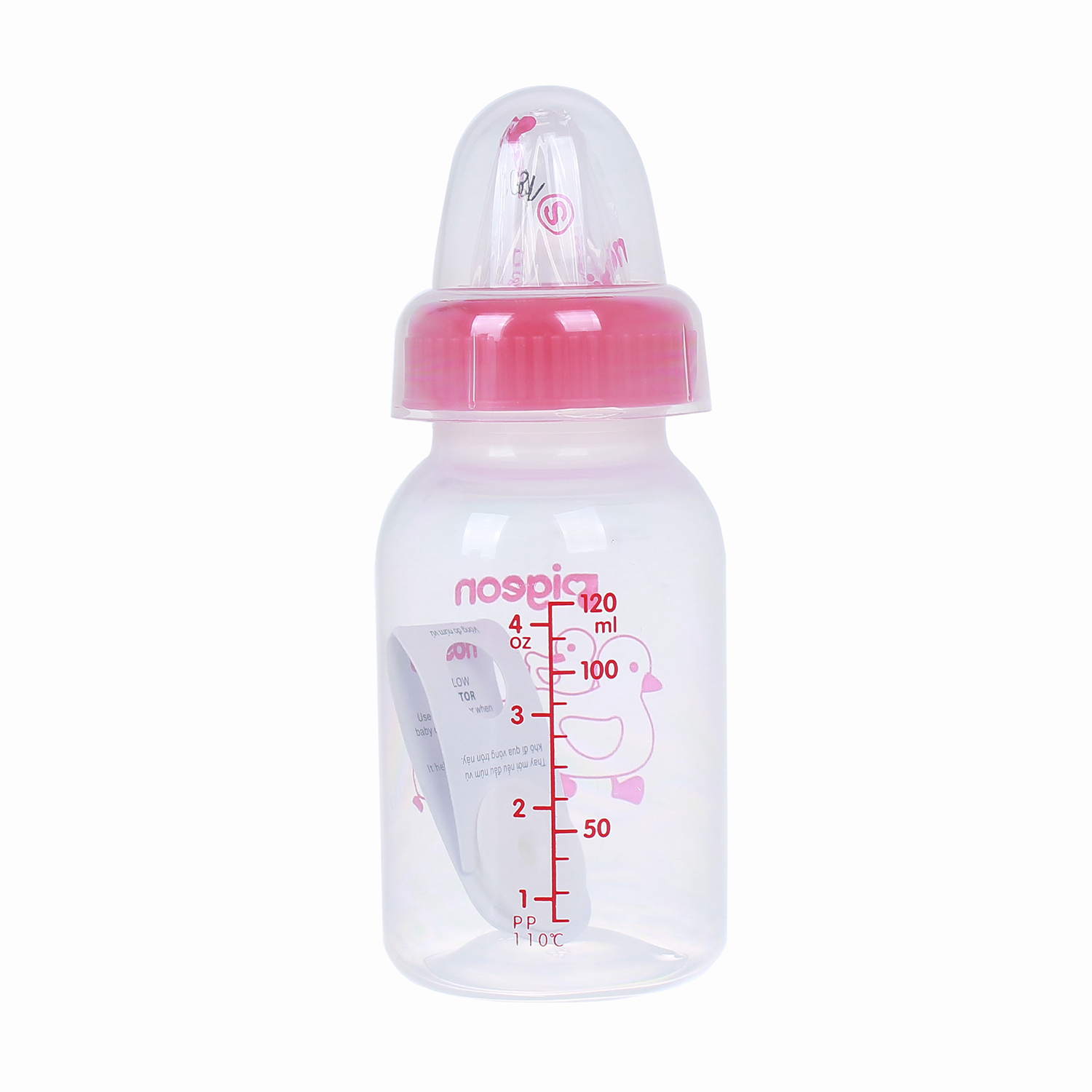 Bình sữa Pigeon 120ml/240ml cổ hẹp (> 0 tháng)