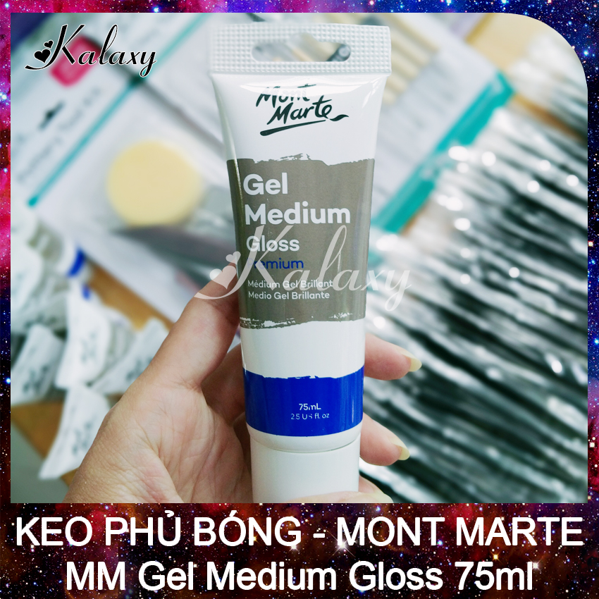 [CANTHO] Keo phủ bóng MONT MARTE, MM Gel Medium Gloss 75ml, MAMD0004