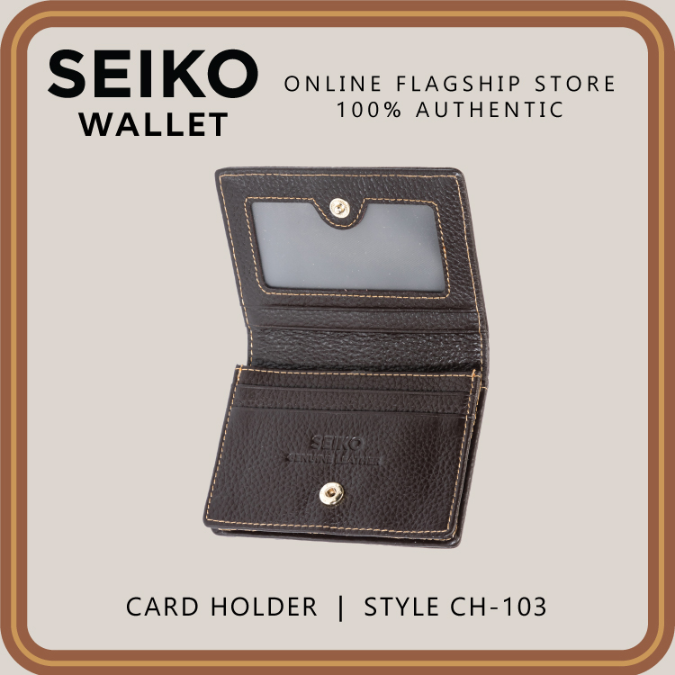 Seiko Wallet - Genuine Leather Card Holder CH-103 | Lazada PH