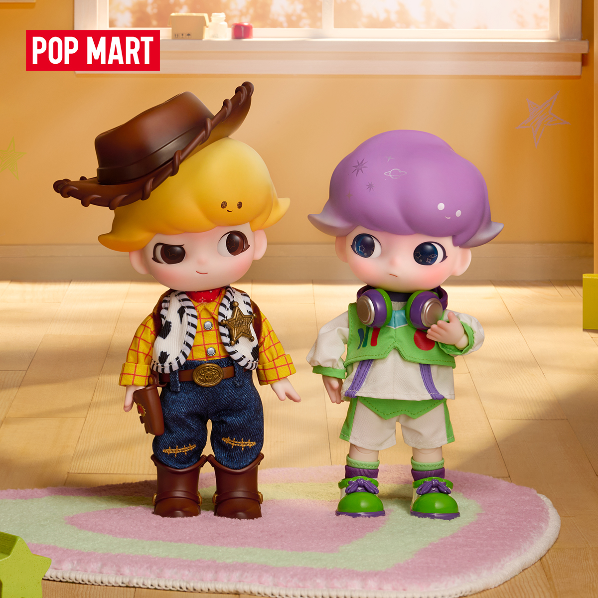 DIMOO Toy Story シリーズ1/8アクション フィギュア POP MART DIMOO Toy Story Series 1/8 Action Figure Blind Box