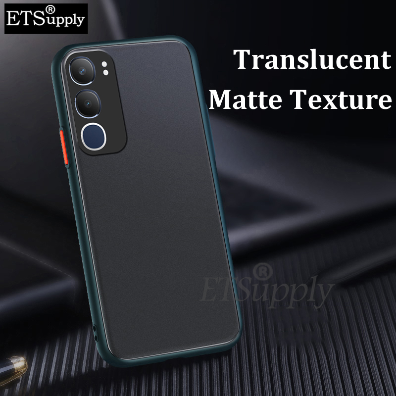 Phone%20case%20Vivo%20Y19S%20Pro%20Shockproof%20Scrub%20Matte%20Transparent%20Soft%20edge%20Silicone%20Frame%20Hard%20Clear%20Back%20Cover%20Vivo%20Y19S%20Pro%20Case%20-%20Image%204