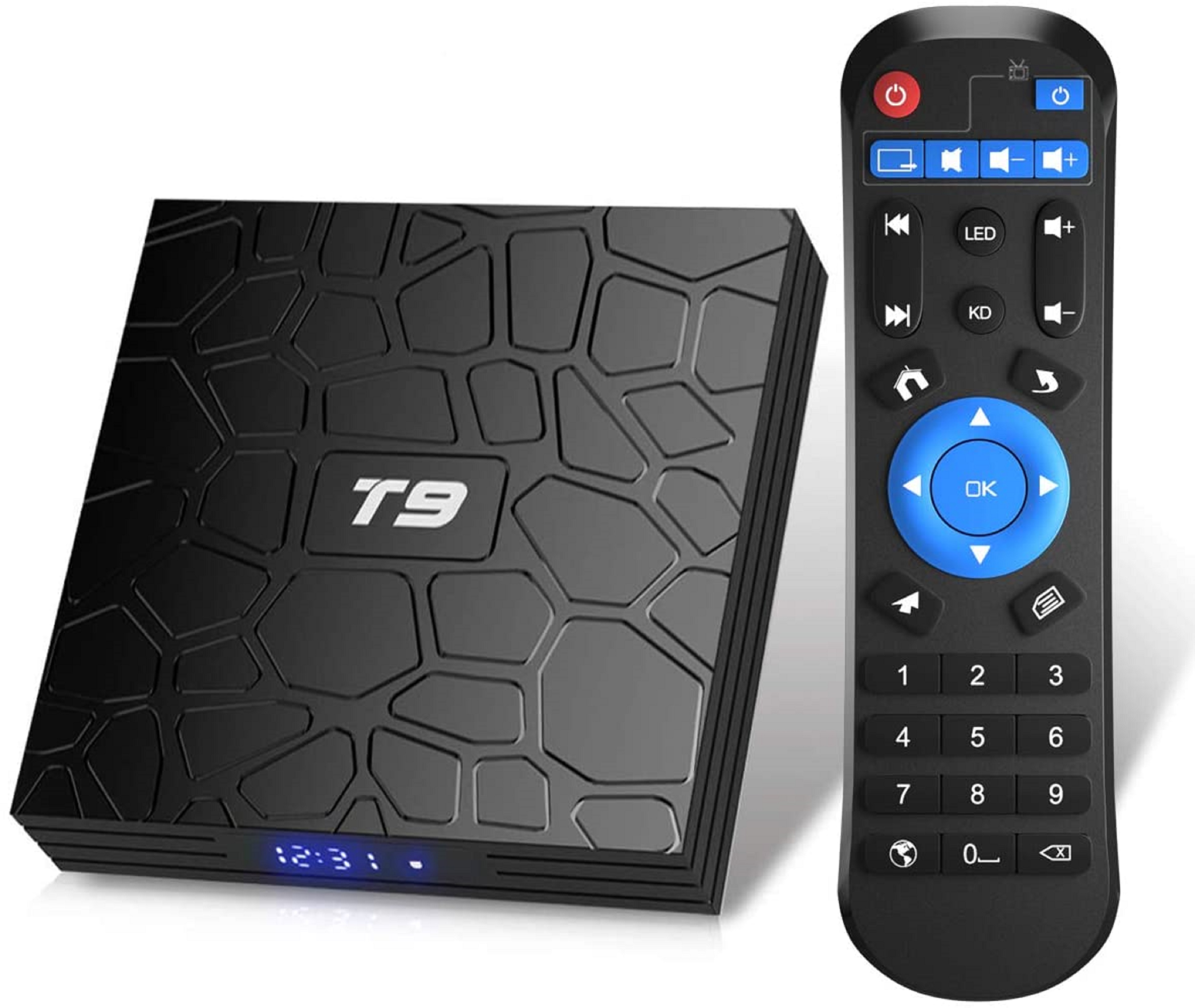 T9 Android TV Box, Android 9.0 TV RAM 16GB