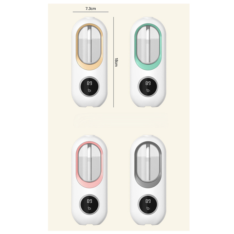 120Ml Essential Oil Diffuser Wall Mounted Aromatherapy Digital Display with Night Light Air Purifier