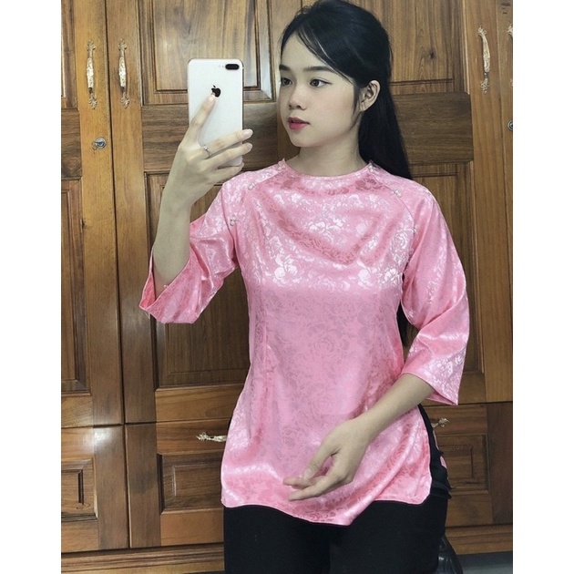 Đồ Lam Đi Chùa# Cổ Thuyền Nút Ngọc Gấm
