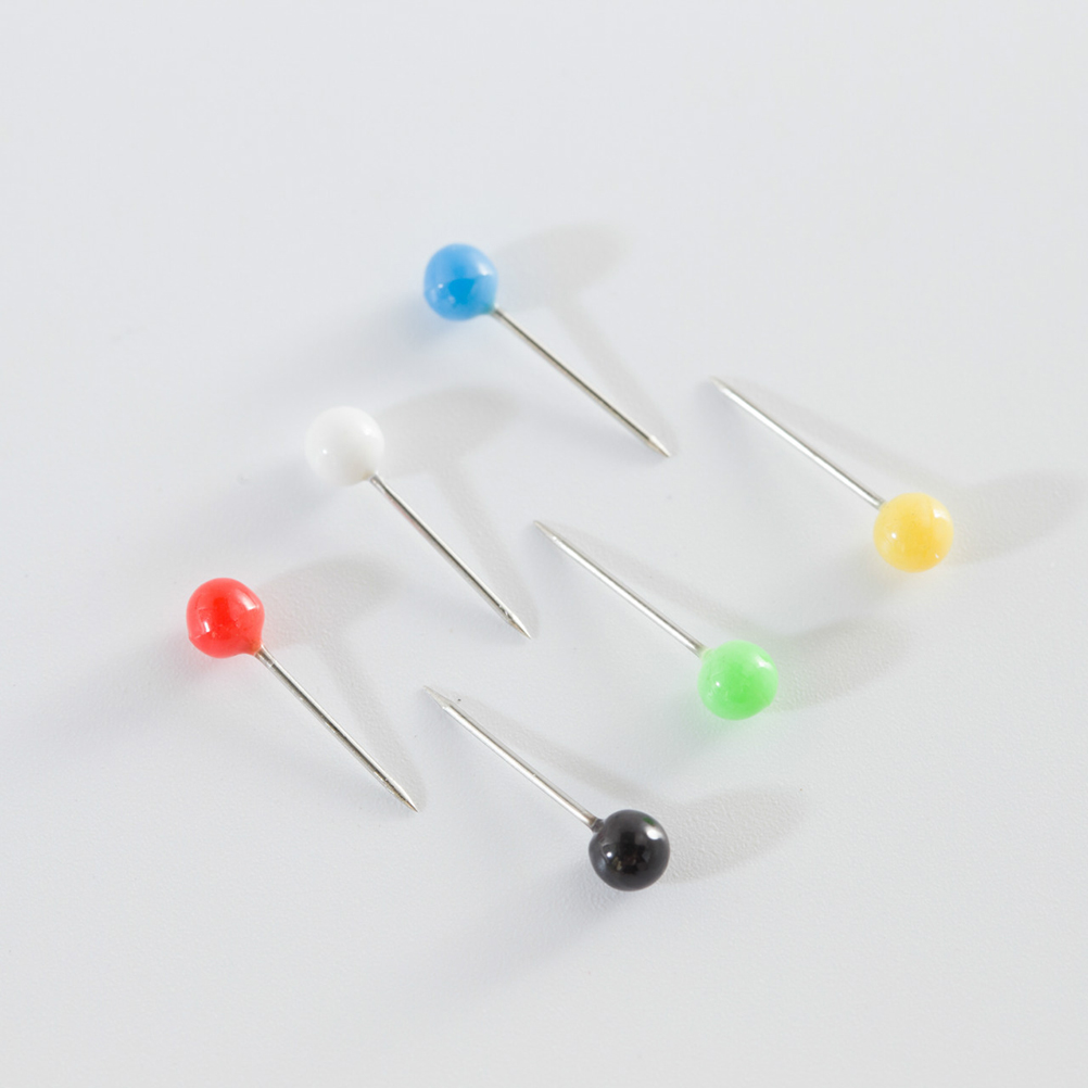【GlowBound】500pcs Multi color Round Push Pin Map Tacks for Maps ...