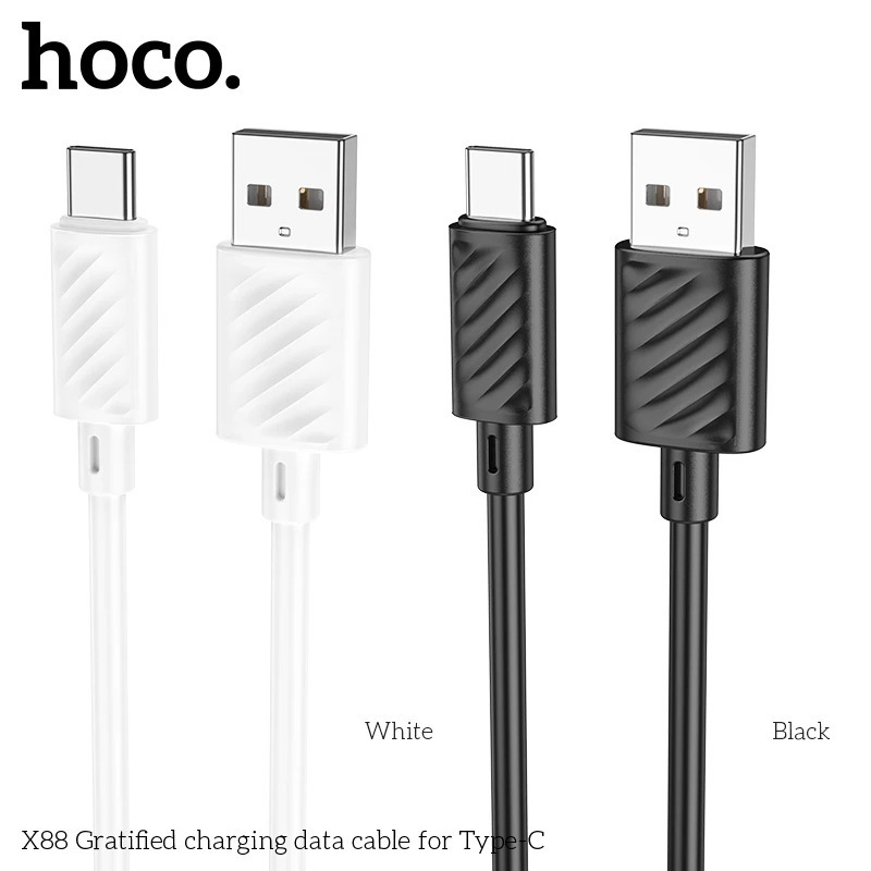 HoCo 1m 2m super fast 3a type C charging cable-original Android USB to type C charging cable