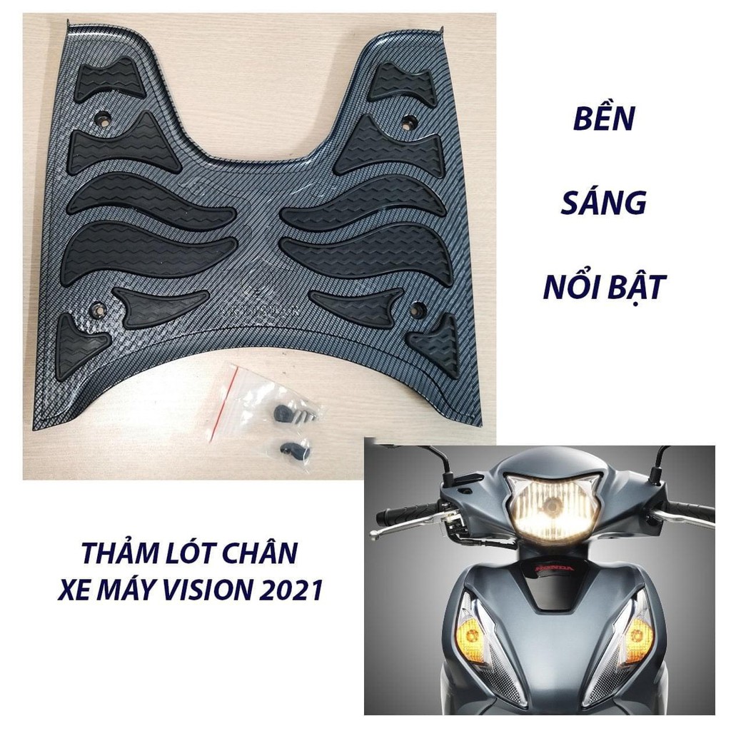 Thảm để chân vision 2024 - 2023/2022/2021 carbon cao su vision