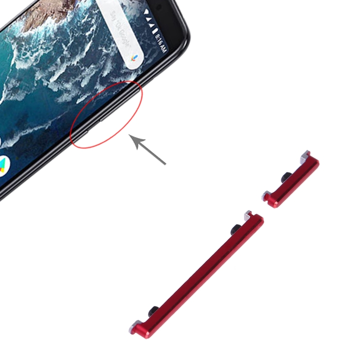 Wtyd mall power button and volume control button for xiaomi mi 6x / a2