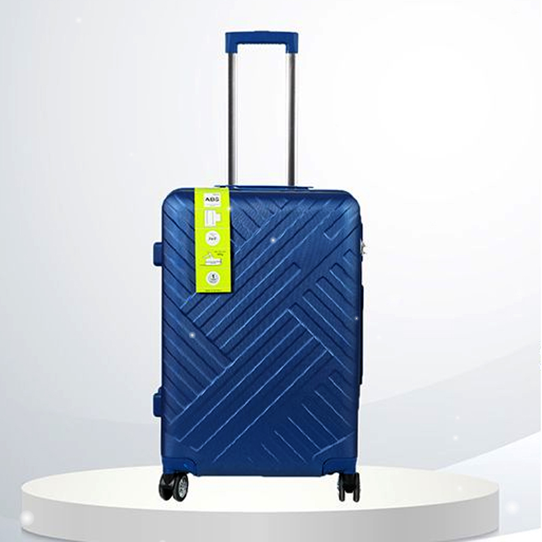 Vali du lịch nhựa kéo, xách tay. Vali nhựa Hùng Phát size 20, 24inch, vân chéo chống va đập trầy xước, chống trộm