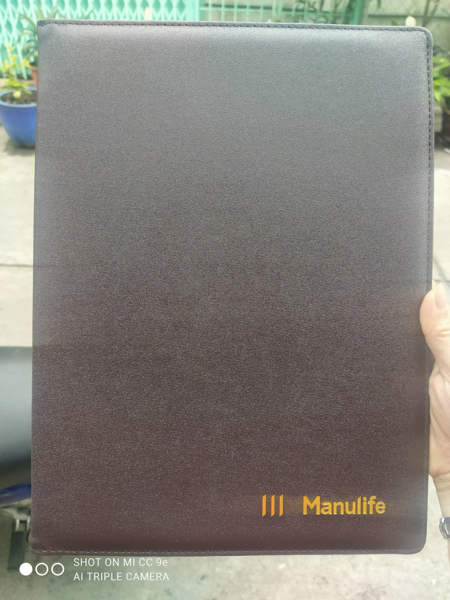 [HCM]BÌA DA ĐỰNG HỢP ĐỒNG MANULIFE