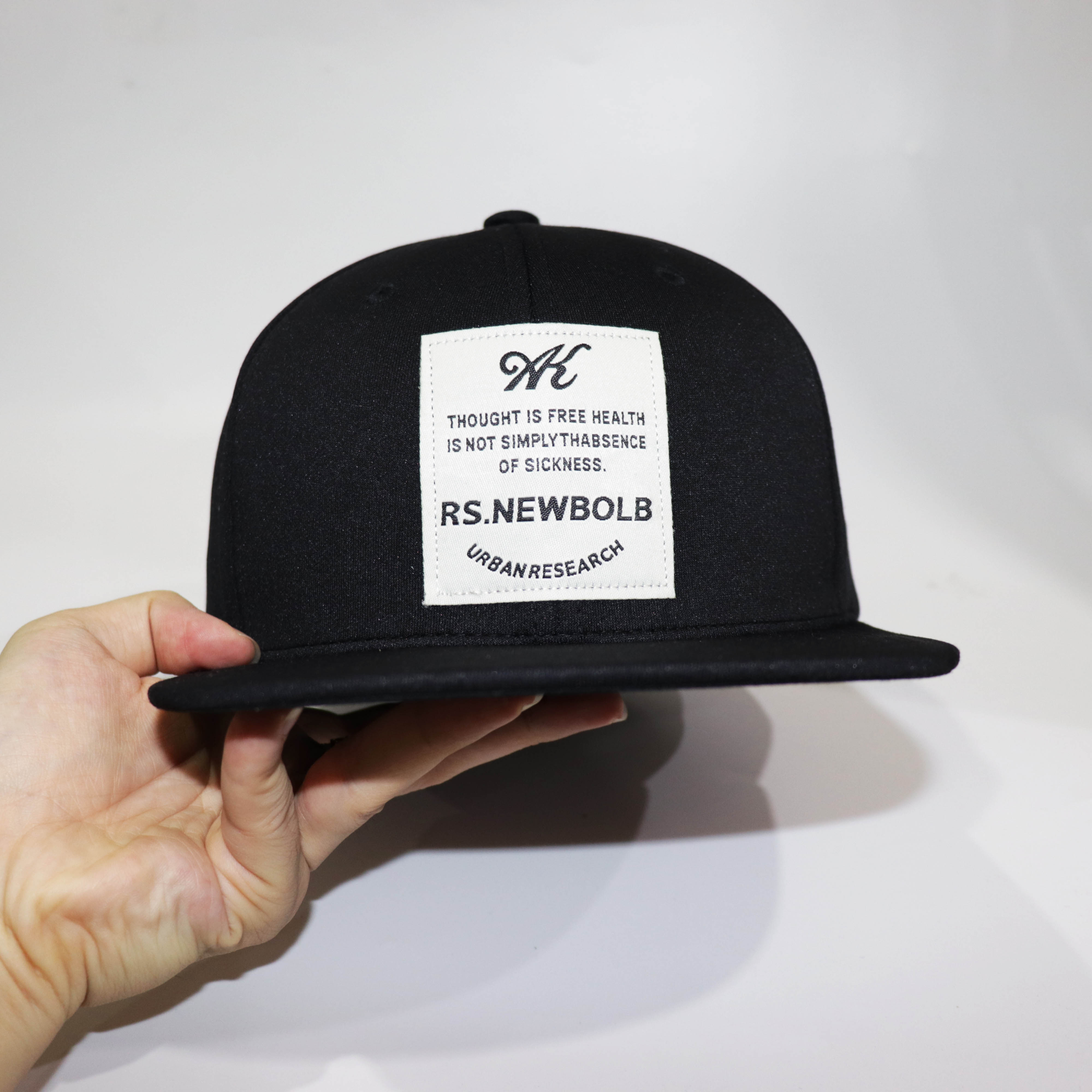 Nón Snapback Full Đen Logo Newbold- Mũ Lưỡi Trai Nón Kết