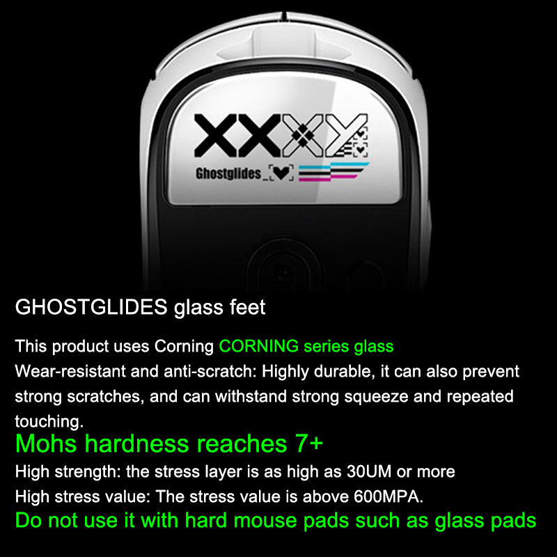 Mouse Glide Skates For Logitech G Pro X Superlight 2 Wireless Gaming Glass Mouse Anti Slip Feet Stickers Queena. 