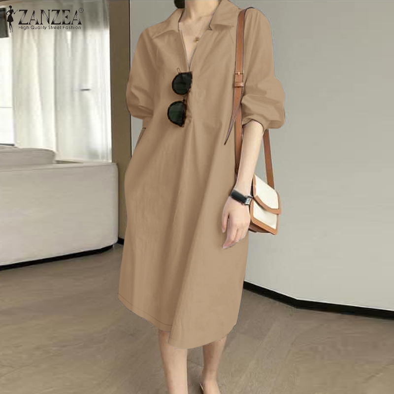 Long Korean Jumper Dress Korean Style Summer White Linen Dress For Women  Loose Fit, Short Sleeves,
