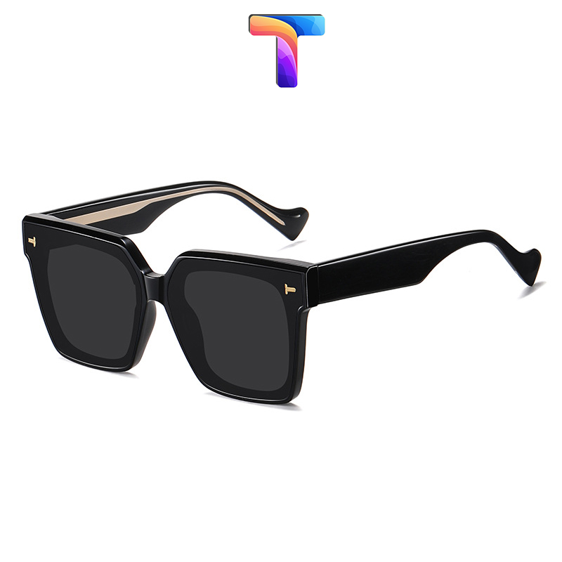 [Nhiều Màu] Kính râm mát phân cực Polarized vuông lớn nam nữ 9102