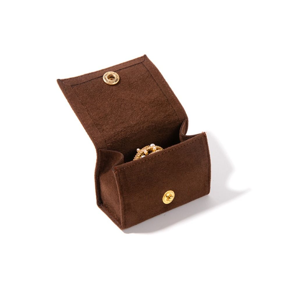 Corduroy Women Jewelry Box Necklaces Case Mini Jewelry Organizer Simple Multi-functional Jewelry Case Women.