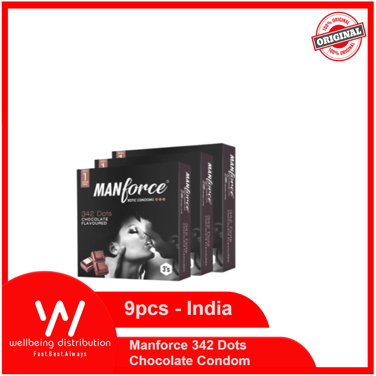 Manforce Manforce Xotic Condom 342 Dots Chocolate Flavour Condoms - Combo Pack ...