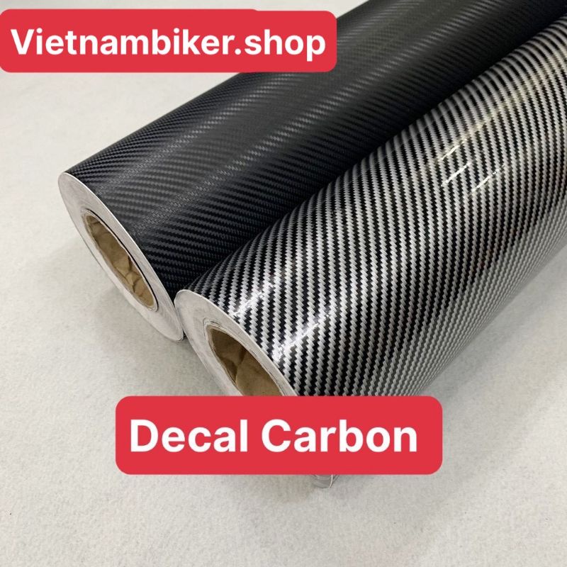Decal dán xe máy , laptop - decal carbon bóng , carbon mờ