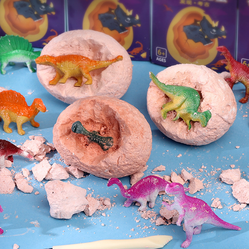 Dinosaur Eggs jurassic Park Tyrannosaurus Model Toys Scientific Mining Archeology Digging Educational Toys For Kid Boy. 