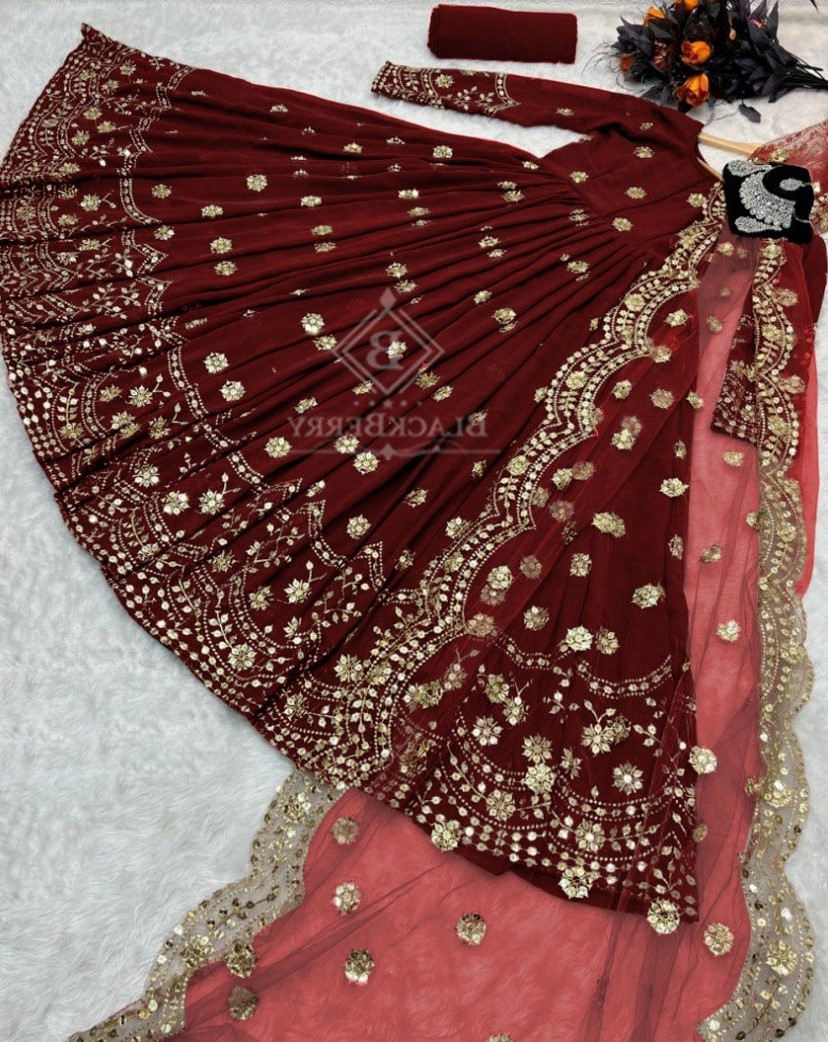 3 Piece Embroidery Maxi for Women , Traditional and Party Wear, Party Wear/Wedding Collection, Premium Quality Fabric,Wedding Wear Dress For Women and Girls (Top Trending)