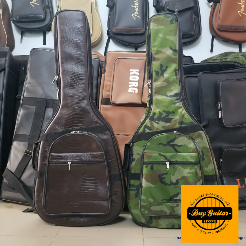 Softcase guitar with 2 bags brown duy guitar
