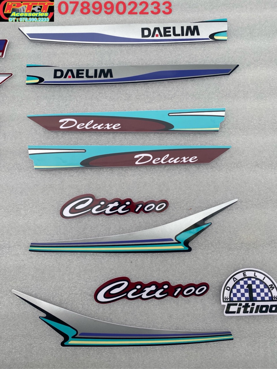 BỘ TEM XE CITI DAELIM 100