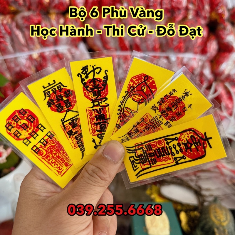 Bộ 6 Phù Vàng Về Học Tập - Đã Gia Trì