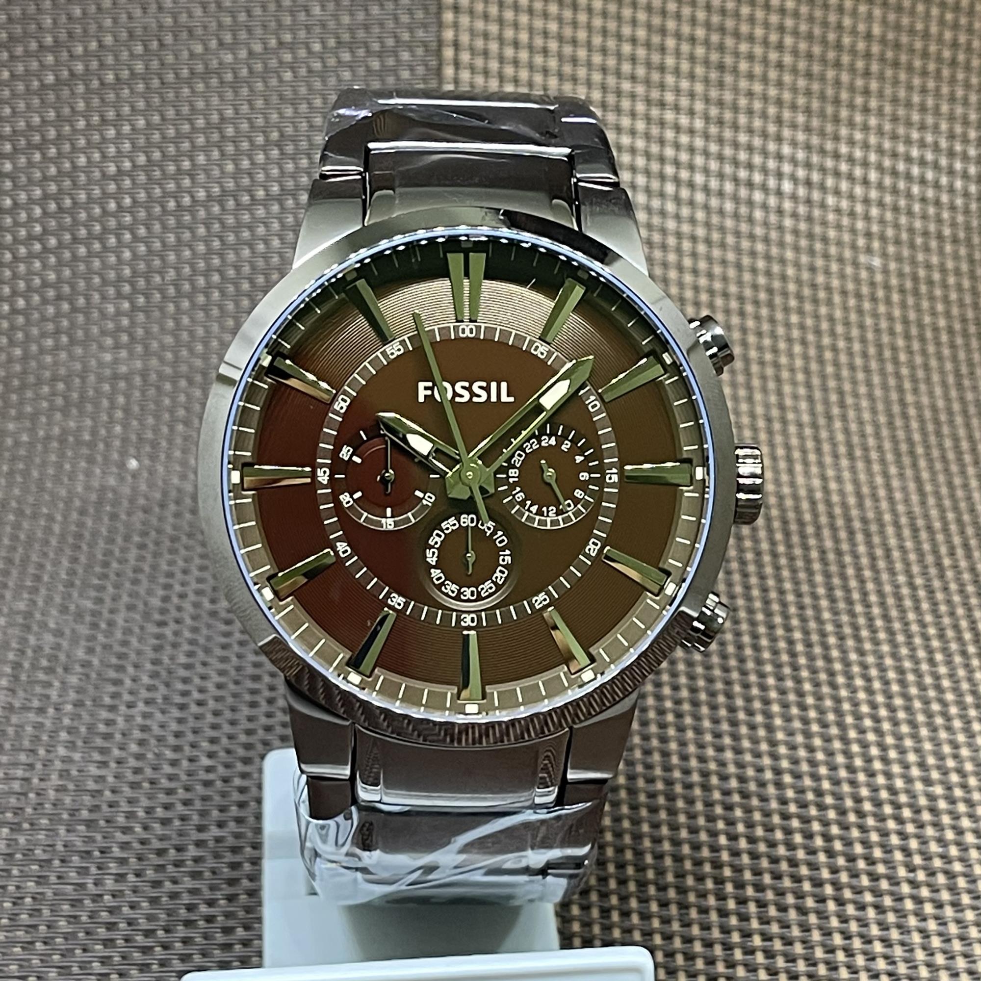 Fossil FS4357 Chronograph Brown Dial 