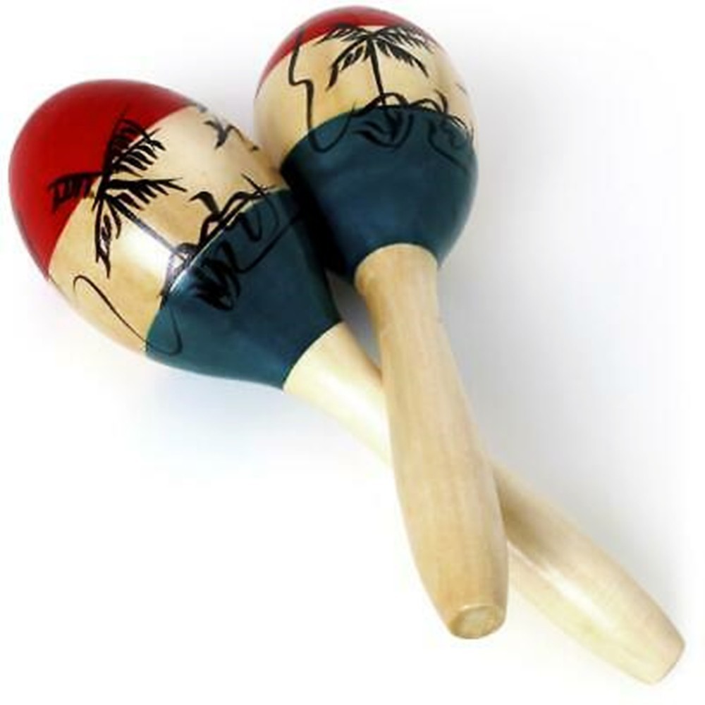 Ethnic Maracas Hand Instrument Musical Party Percussion Colourful Dinner 【Free Shipping】